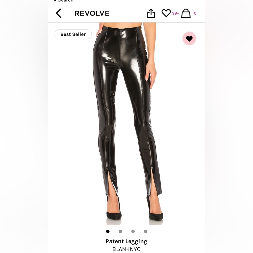 Blank NYC patent leather pants
